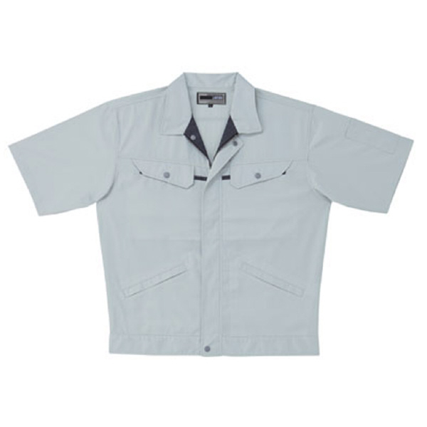 日新被服（株） 半袖ジャンパー 5105-40 半袖ジャンパー 5105-40-3L ｼﾙﾊﾞｰ