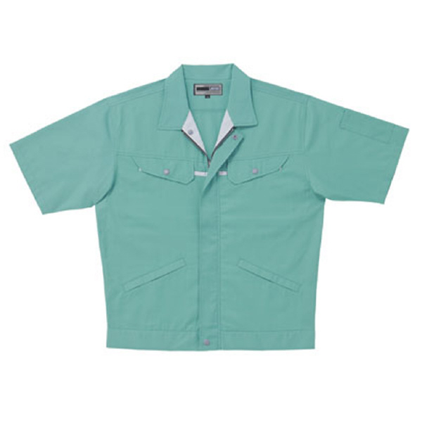 日新被服（株） 半袖ジャンパー 5105-48 半袖ジャンパー 5105-48-LL ﾗｲﾄｸﾞﾘﾝ