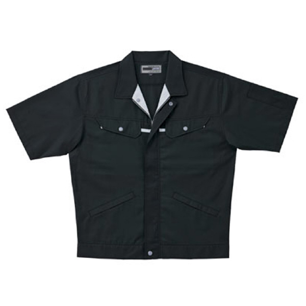 日新被服（株） 半袖ジャンパー 5105-52 半袖ジャンパー 5105-52-LL ﾗｲﾄﾌﾞﾗｯｸ