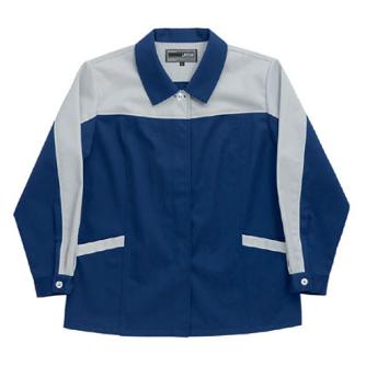 日新被服（株） 長袖スモック 5107-96 長袖スモック 5107-96-5L ﾈｲﾋﾞｰXｼﾙﾊﾞｰ