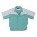 日新被服（株） 半袖ブルゾン 5115-98 半袖ブルゾン 5115-98-3L ﾗｲﾄｸﾞﾘﾝXｼﾙﾊﾞｰ