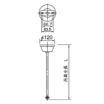 パナソニック（株）　電材 誘導灯用吊具 点滅・誘導音付用 FP 誘導灯用吊具　点滅・誘導音付用 FP02091K