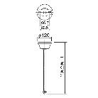 パナソニック（株）　電材 誘導灯用吊具 点滅・誘導音付用 FP