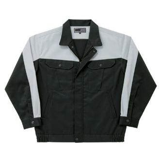 日新被服（株） ブルゾン 5916-100 ブルゾン 5916-100-M ﾗｲﾄﾌﾞﾗｯｸXｼﾙﾊﾞｰ