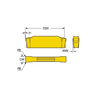 サンドビック（株） コロカット1ー2 チップ 【C】 N123 コロカット１－２　チップ　【Ｃ】 N123D2-0150-0001-GF 1105