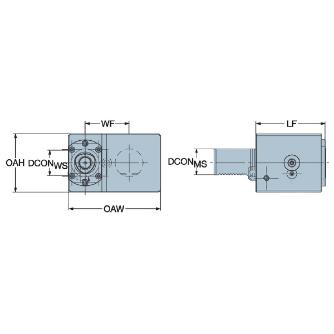 サンドビック（株） クランピングユニット 【E】 C6-TLE クランピングユニット　【Ｅ】 C6-TLE-MZ50V