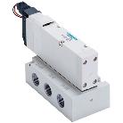 ＣＫＤ（株） パイロット式5ポート弁 ベース配管 4GB