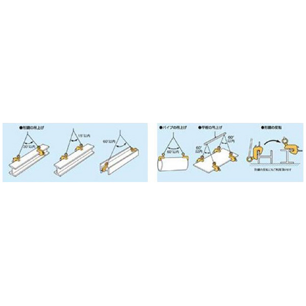 （株）スーパーツール 横吊クランプ HLC 横吊クランプ HLC2H