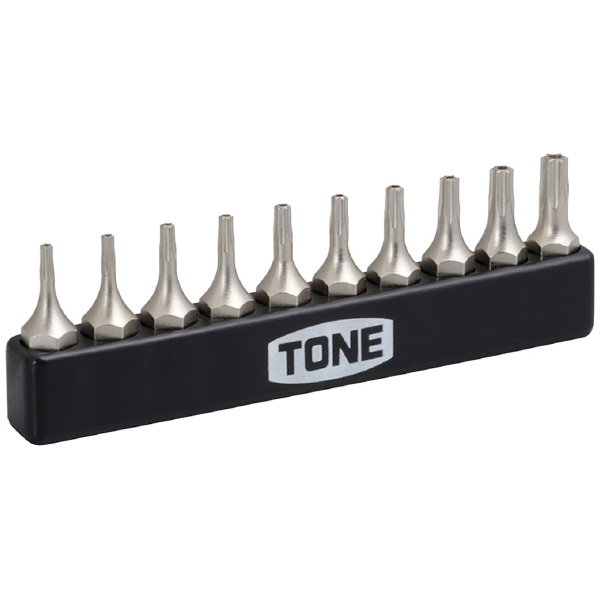 ＴＯＮＥ（株） T型トルクスビットセット(いじり防止タイプ) BTTH Ｔ型トルクスビットセット BTTH10S