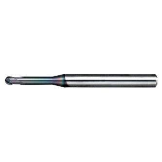 日進工具（株） 無限コーティングプレミアム 高硬度用２枚刃ロングネックボールエンドミル MRBH230 無限Ｐ　高硬度用２枚刃ロングネックボール MRBH230 R0.15X0.75(D4)
