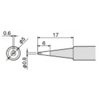 太洋電機産業（株） 交換こて先 PX-60RT 交換こて先 PX-60RT-0.8D