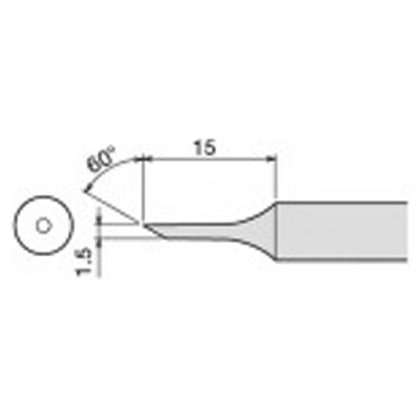 太洋電機産業（株） 交換こて先 PX-60RT 交換こて先 PX-60RT-1.5C