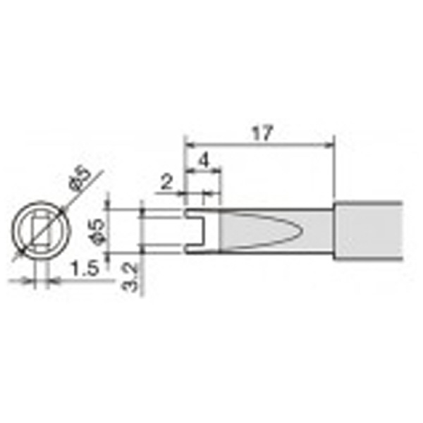 太洋電機産業（株） 交換こて先 PX-60RT 交換こて先 PX-60RT-R