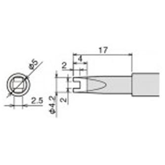 太洋電機産業（株） 交換こて先 PX-60RT 交換こて先 PX-60RT-RT