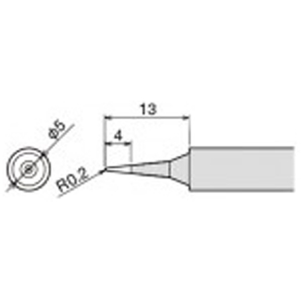 太洋電機産業（株） 交換こて先 PX-60RT 交換こて先 PX-60RT-SI