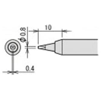 太洋電機産業（株） 交換こて先 RX-80HRT 交換こて先 RX-80HRT-PH0.8D