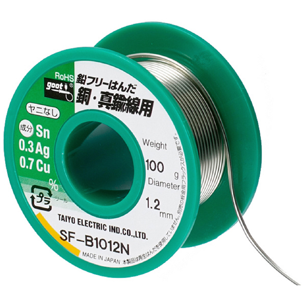 太洋電機産業（株） 鉛フリーはんだ SF 鉛フリ－はんだ SF-B1012N
