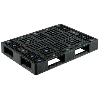 三甲（株） パレット(片面使用型) リサイクルパレット（片面使用型） 808801-00 D4-811(ﾘｻｲｸﾙ) BK