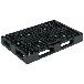 三甲（株） パレット(片面使用型) リサイクルパレット（片面使用型） 808855-00 D4-812(ﾘｻｲｸﾙ) BK