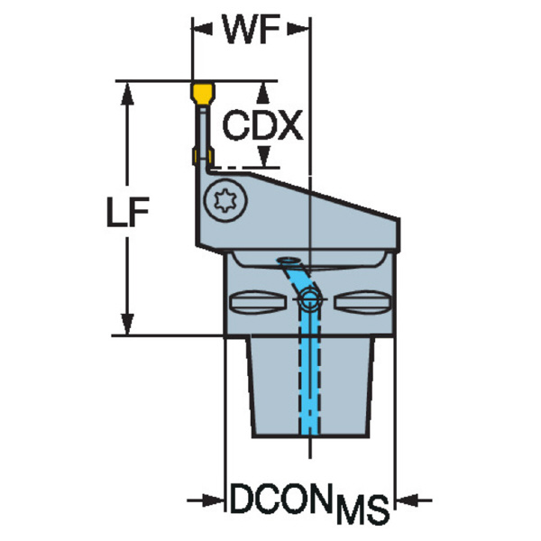 サンドビック（株） コロカット1・2カッティングヘッド【F】 C5-RF コロカット１・２カッティングヘッド【Ｆ】 C5-RF123D08-35055B