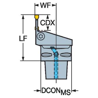 サンドビック（株） コロカット1・2カッティングヘッド【F】 C4-RF コロカット１・２カッティングヘッド【Ｆ】 C4-RF123F10-27050B