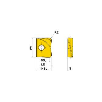 三菱マテリアル（株） カッタチップ SUFT カッタチップ（超硬コーティング） SUFT12R20 MP8010