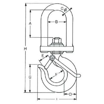 イーグルクランプ（株） 絶縁つりフック IHM型 絶縁つりフック IHM-1