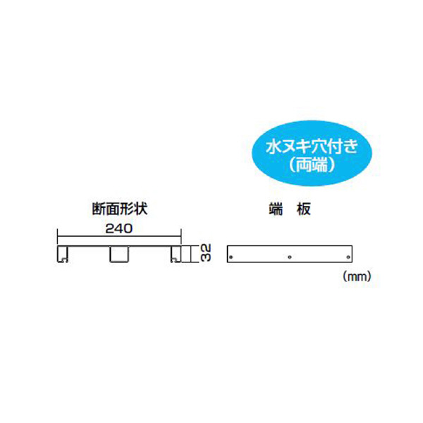 （株）ピカコーポレイション 片面使用型足場板 STCR 片面使用型足場板 STCR-1524