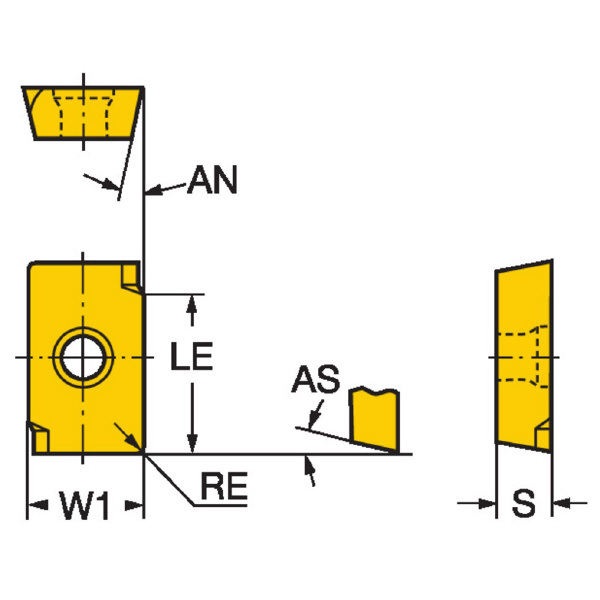 サンドビック（株） U-Max チップ R216.2 Ｕ－Ｍａｘ　チップ　【Ｃ】 R216.2-08 02 04-1A 235