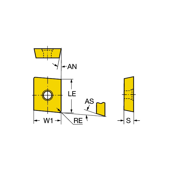サンドビック（株） U-Max チップ R216.2 Ｕ－Ｍａｘ　チップ　【Ｃ】 R216.2-08 02 04-2A 235