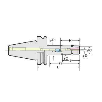 （株）日研工作所 高速回転用スリムチャック NBT-SK 高速回転用スリムチャック NBT30-SK20-60P