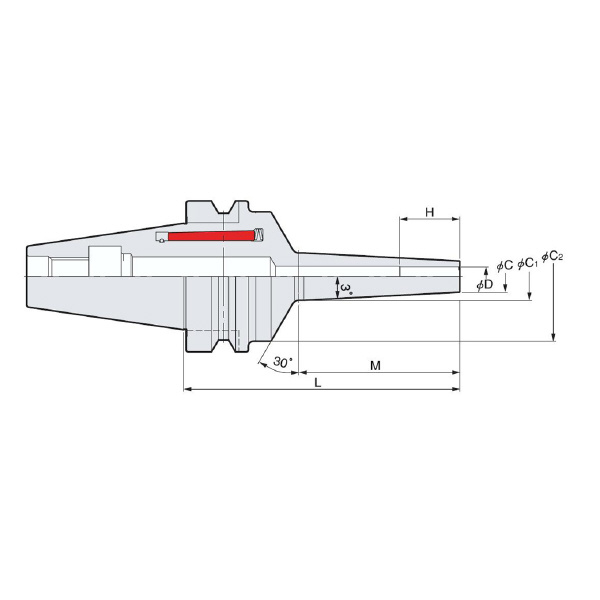 （株）日研工作所 メジャードリーム正宗焼きばめホルダ NBT-MDMS メジャードリーム正宗焼きばめホルダ NBT30-MDMS10S-80
