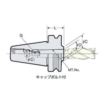 （株）日研工作所 MTスリーブB型/引きねじ式 NBT-MTB ＭＴスリーブＢ型／引きねじ式 NBT40-MTB1-45