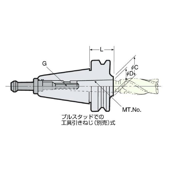 （株）日研工作所 MTスリーブB型/引きねじ式 NBT-MTB ＭＴスリーブＢ型／引きねじ式 NBT40-MTB4-85