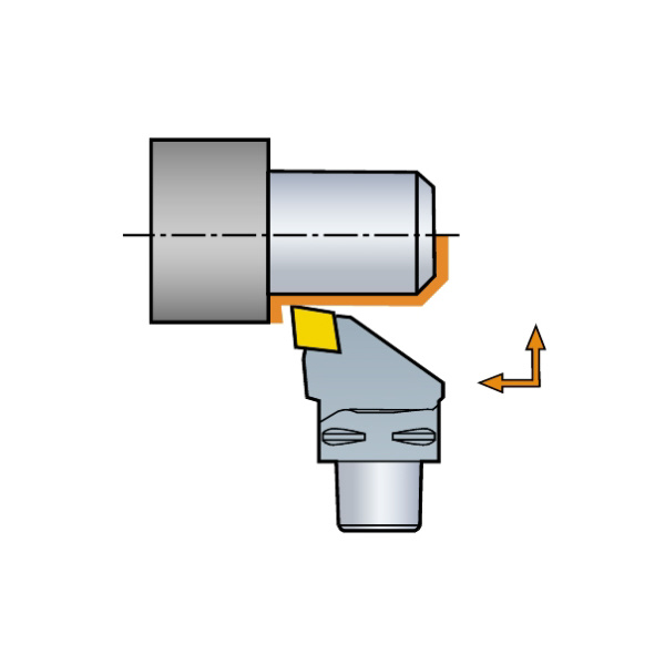 サンドビック（株） T-MaxP カッティングヘッド C5-DCLN Ｔ－ＭａｘＰ　カッティングヘッド　【Ｆ】 C5-DCLNR-35060-19