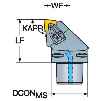 サンドビック（株） T-MaxP カッティングヘッド C5-DCLN Ｔ－ＭａｘＰ　カッティングヘッド　【Ｆ】 C5-DCLNR-35060-19