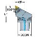 サンドビック（株） TーMaxP カッティングヘッド 【F】 C5-MTJN Ｔ－ＭａｘＰ　カッティングヘッド　【Ｆ】 C5-MTJNL-35060-22
