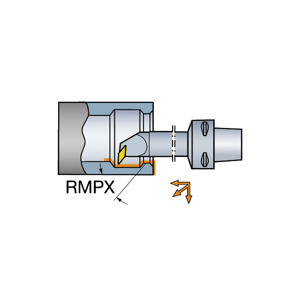 サンドビック（株） T-MaxP カッティングヘッド C6-MVUN Ｔ－ＭａｘＰ　カッティングヘッド　【Ｆ】 C6-MVUNL-22120-16