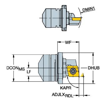 サンドビック（株） ファインボーリング ユニット L148C ファインボーリング　ユニット　【Ｅ】 L148C-11-0602