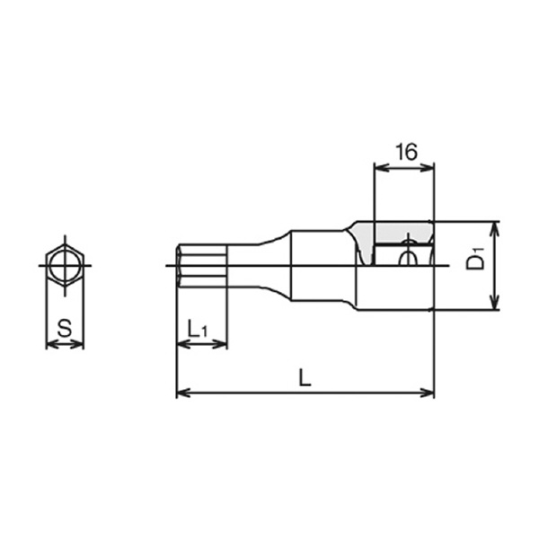 ＴＯＮＥ（株） SUSヘキサゴンソケット S4H ＳＵＳヘキサゴンソケット S4H-05
