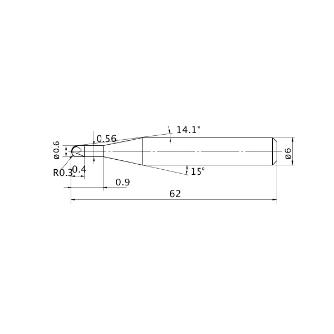 三菱マテリアル（株） CBNエンドミル CBN2XLB ＣＢＮエンドミル CBN2XLB R0030N009S06