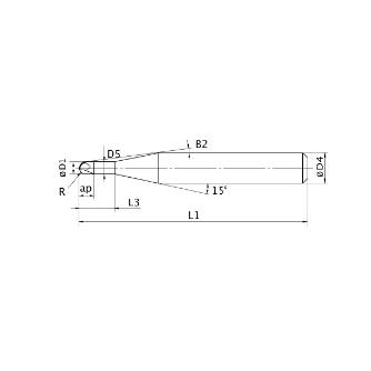 三菱マテリアル（株） CBNエンドミル CBN2XLB ＣＢＮエンドミル CBN2XLB R0100N017S06
