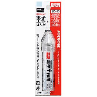 太洋電機産業（株） 電子工作用はんだ SD 電子工作用はんだ SD-63