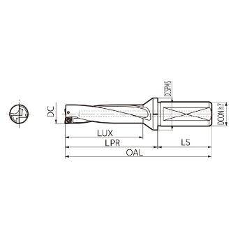 住友電気工業（株） SumiDrill(4D用) WDX ＳｕｍｉＤｒｉｌｌ　ＷＤＸ型（４Ｄ用） WDX175D4S25