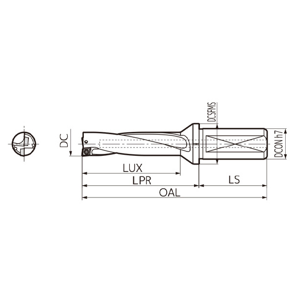 住友電気工業（株） SumiDrill(4D用) WDX ＳｕｍｉＤｒｉｌｌ　ＷＤＸ型（４Ｄ用） WDX180D4S25