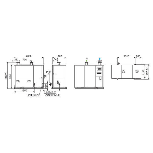 オリオン機械（株） エアードライヤー RAX エアードライヤー RAX300F-WE