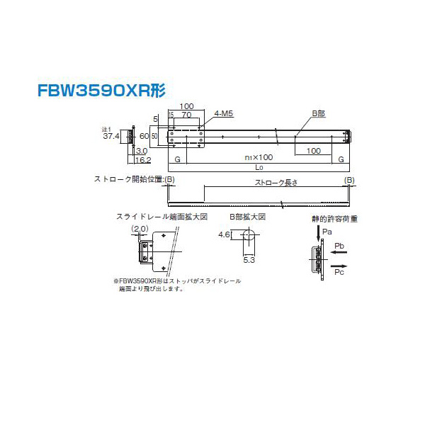 ＴＨＫ（株） スライドパック FBW スライドパック FBW3590XR+1200L