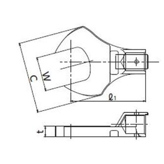 （株）東日製作所 SH型オープンヘッド SH22DX ＳＨ型オープンヘッド SH22DX55