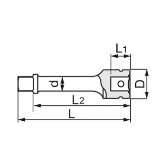 ＴＯＮＥ（株） インパクト用エクステンションバー NE インパクトエクステンションバー NE30-075