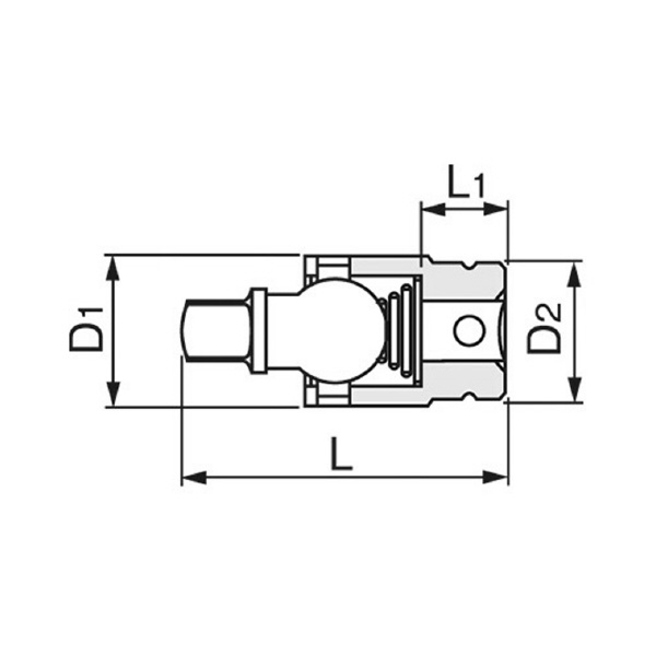 ＴＯＮＥ（株） インパクト用ボールジョイント(ショートタイプ) NJ インパクトボールジョイント NJ40S